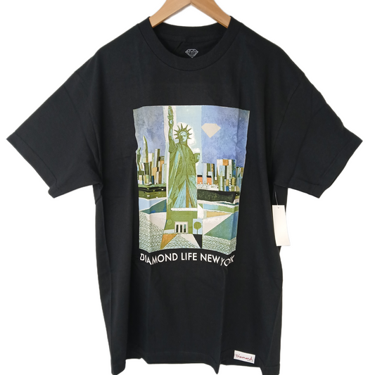 Diamond New York Black Size L S/s Shirt