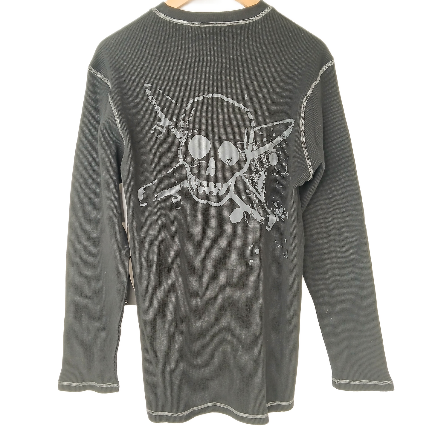 Fourstar Skull and Crossbones Back Logo Size L L/s Shirt
