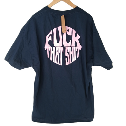 40's & Shorties Chest Logo Navy Pink Size 2XL S/s Shirt