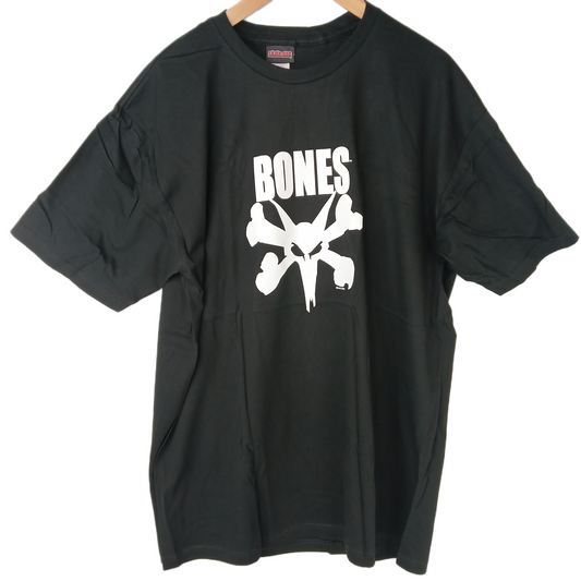 Bones Logo Black White Size XL S/s Shirt