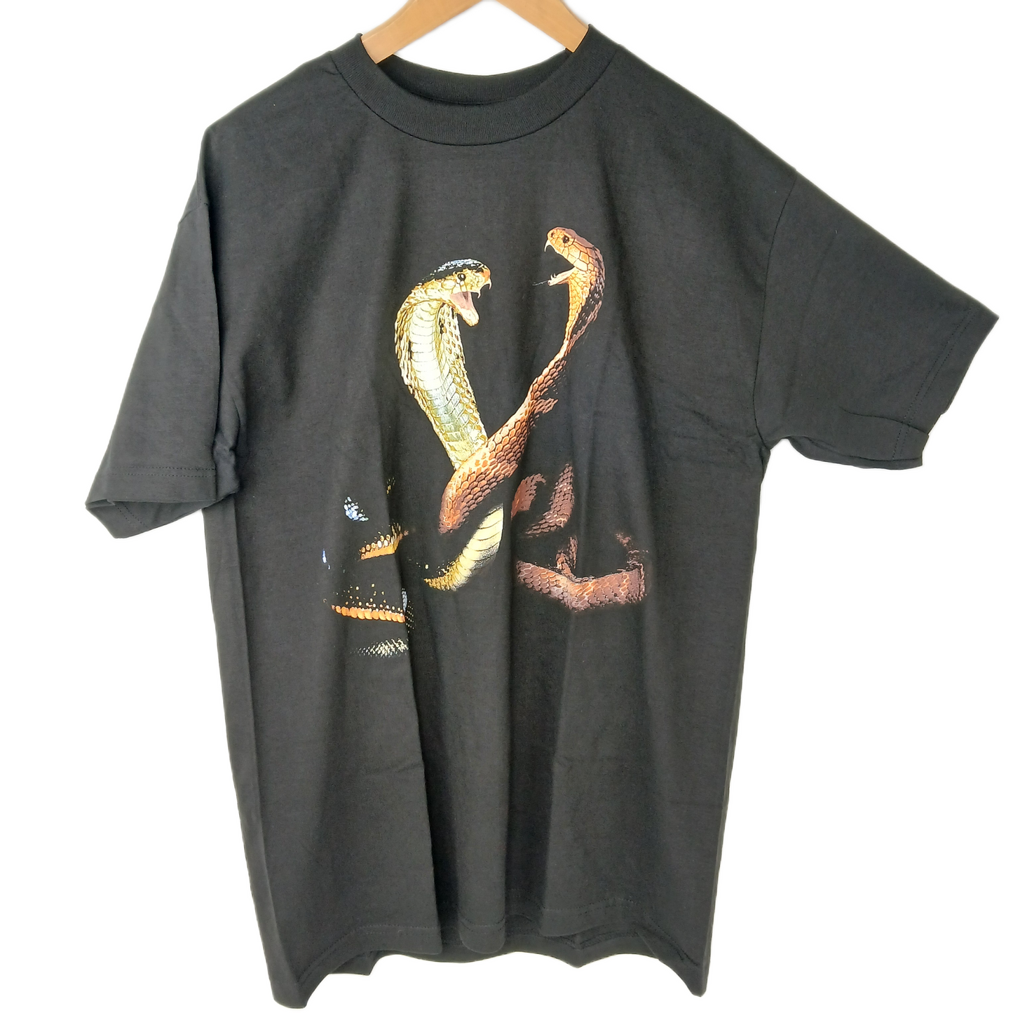 Adio Cobras Black Orange Tan Size Large S/s Shirt