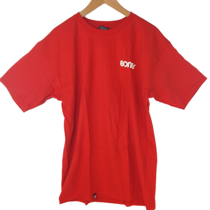 Bones Bones Logo Red White Size Large S/s Shirt