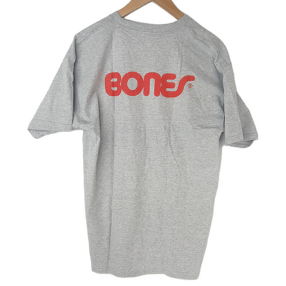 Bones Bones Logo Heather Gray Size Large S/s Shirt