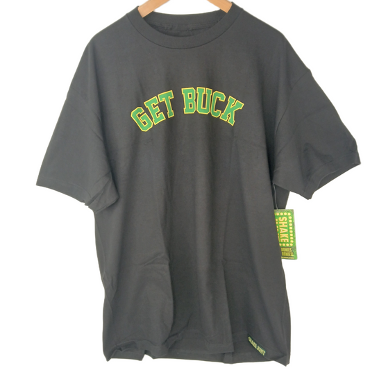 Shake Junt Get Buck Black Yellow Green Size XL S/s Shirt