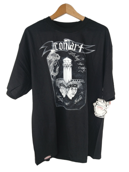 Conart Rap Tees Always and Forever Black White Size XL S/s Vintage Shirt