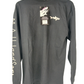 Maui And Sons Shark Chest Logo Black Size M L/s Shirt