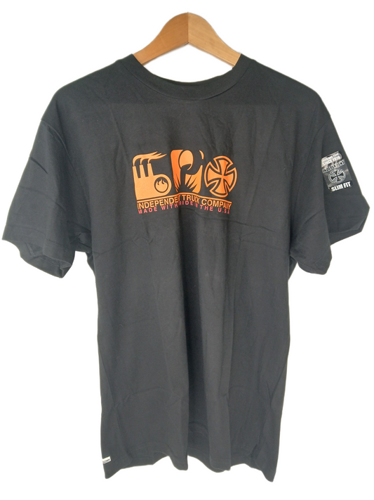 Independent Made With Pride Black Orange Size L S/s Shirt