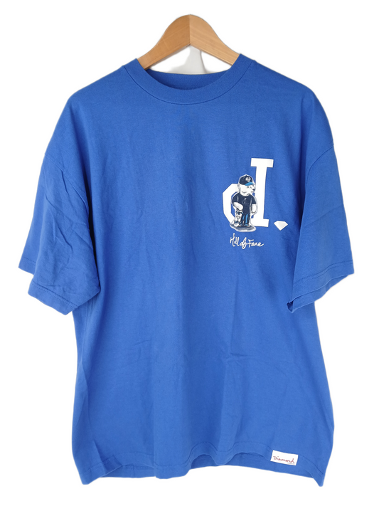 Diamond Hall Of Fame P Dog Blue White Black Size XL S/s Shirt