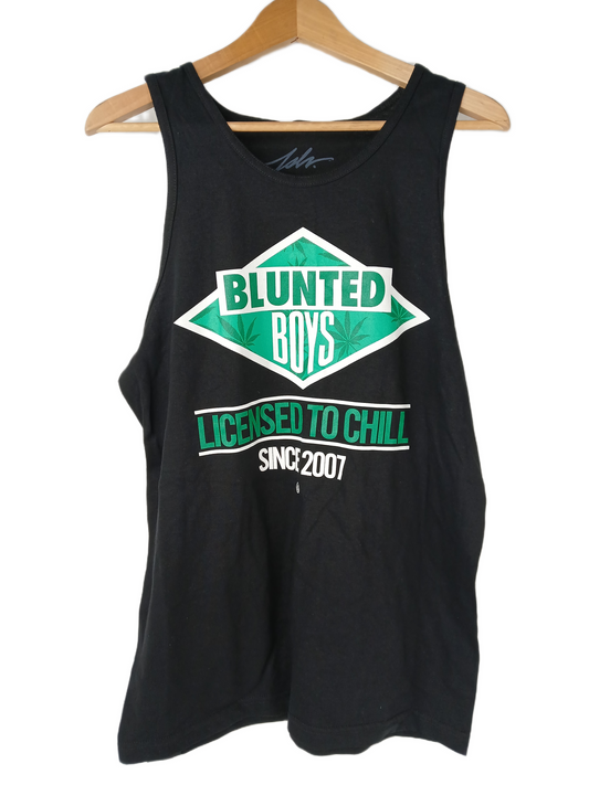Jslv Blunted Boys Licensed To Chill 2007 Size M Tank Top Shirt