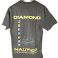 Diamond X Nautica Flags Black Multi Size M S/s Shirt