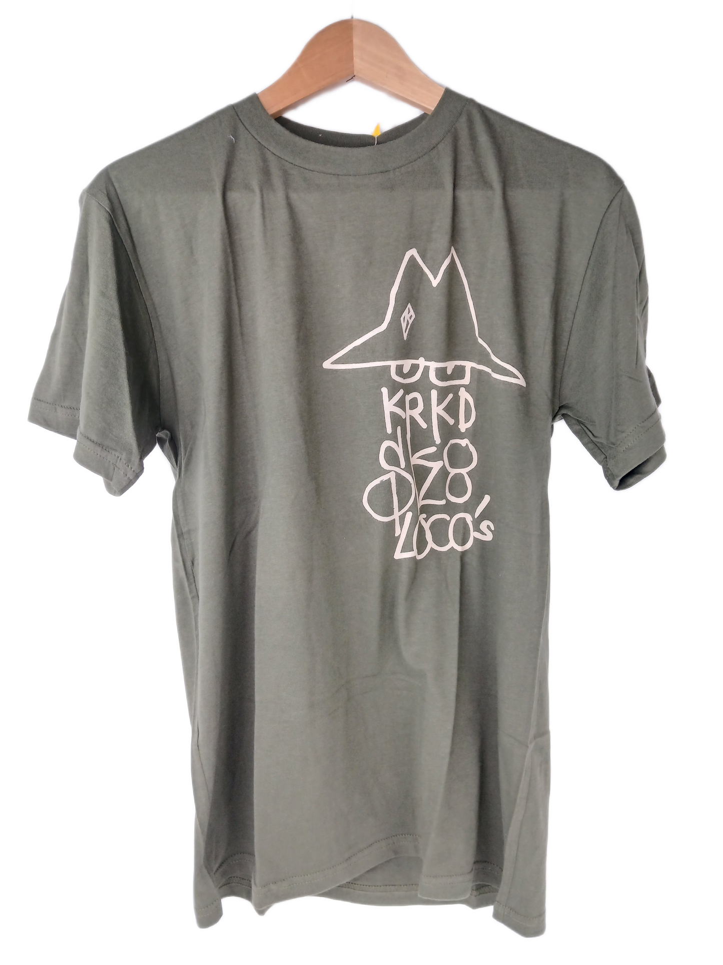 Krooked Sk8 Locos Green Size M S/s Shirt