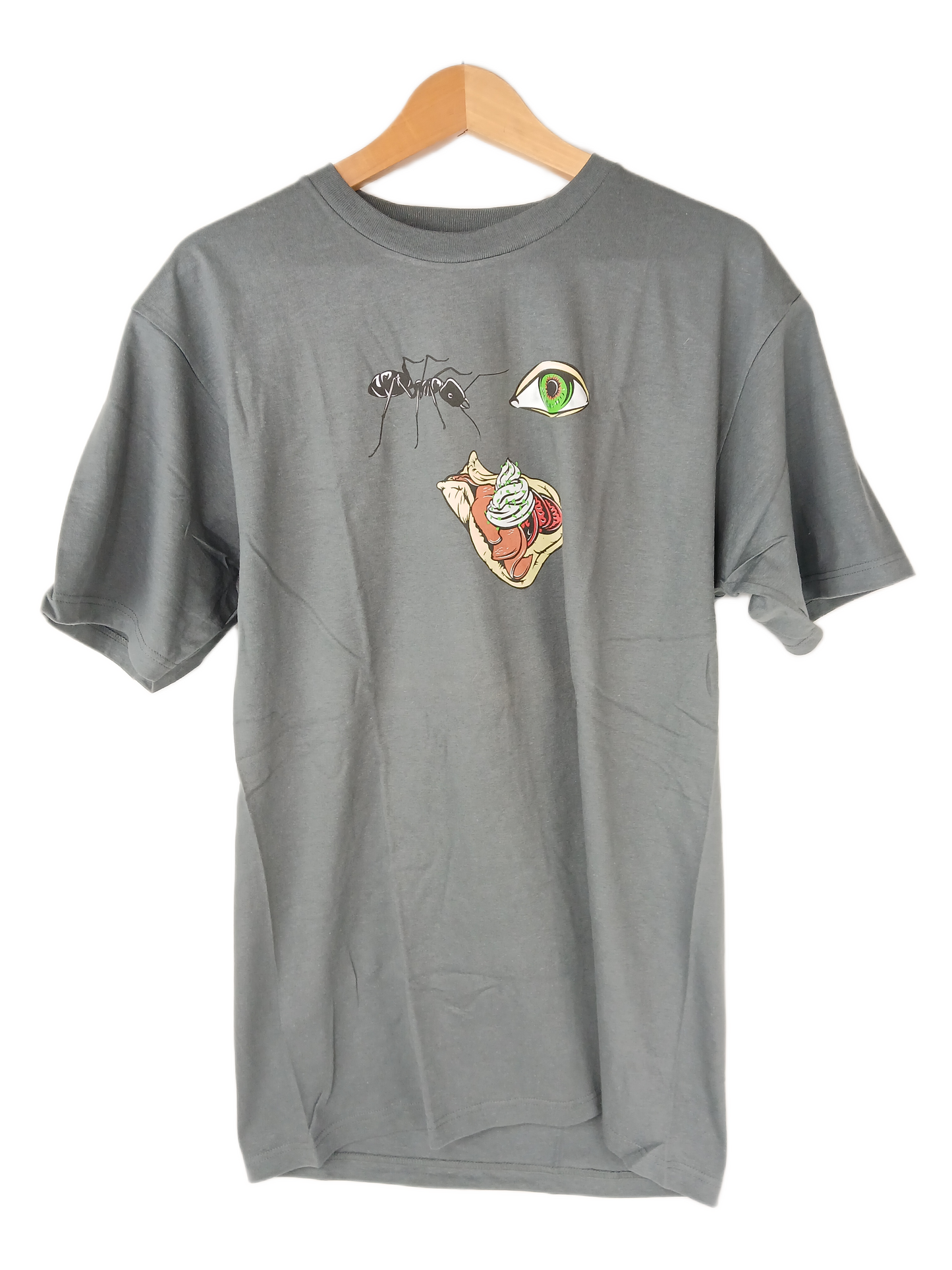 Anti-Hero Ant Eye Gyro Grey Multi Size L S/s Vintage Shirt