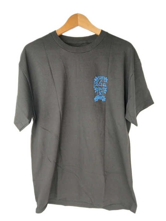 Dogtown Skates Cross Black Blue Size L S/s Vintage Shirt