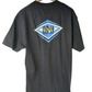 Girl Diamond Girl Text Black Blue Off White Front Back Print Size L S/s Vintage Shirt