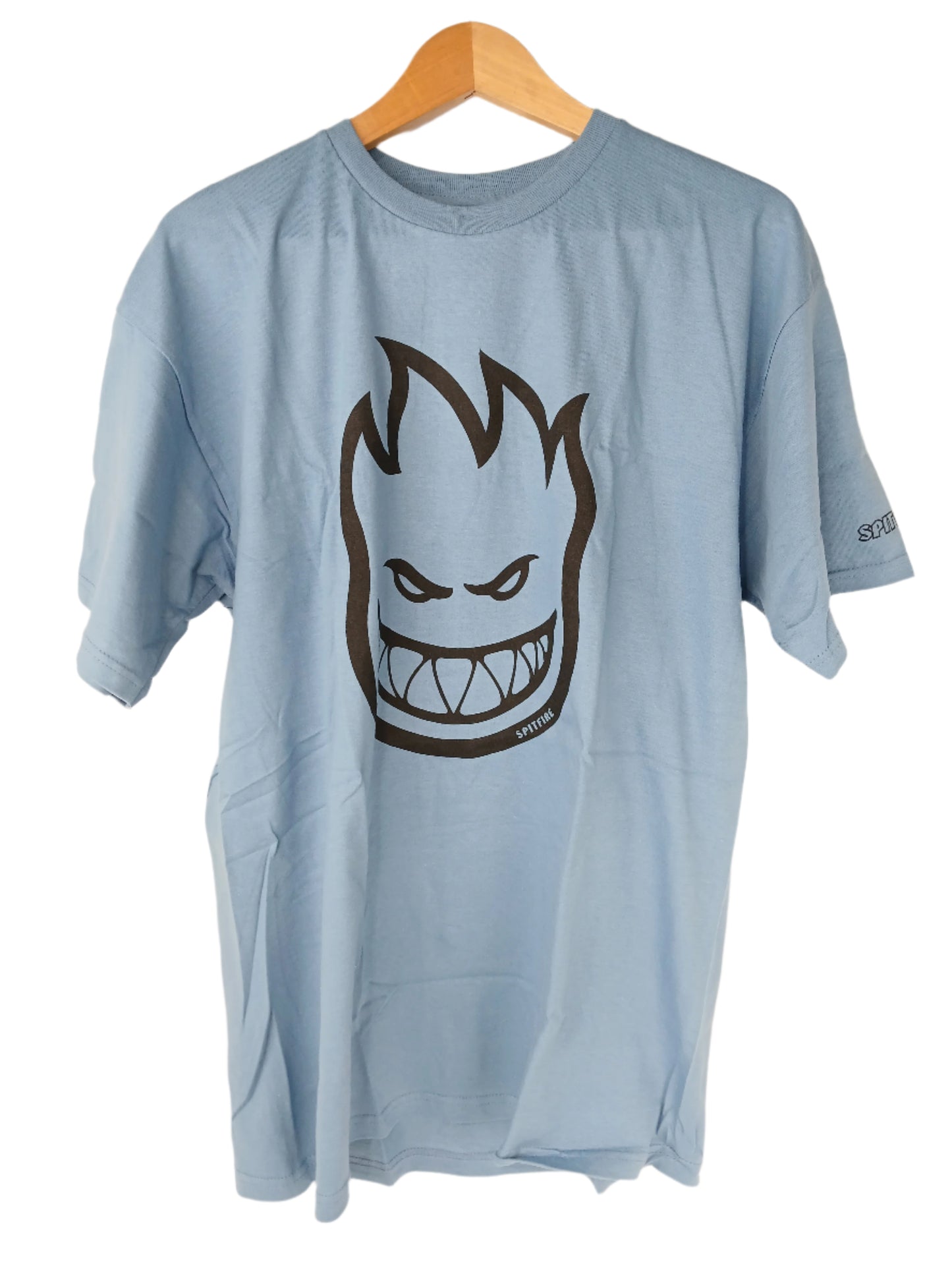 Spitfire Big Head Blue Black Size L S/s Shirt