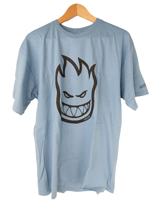 Spitfire Big Head Blue Black Size L S/s Shirt