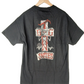 Dogtown Skates Zombie Back Print Black Red Grey Size L S/s Vintage Shirt