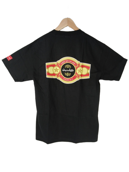 Chocolate Los Angeles Habana Logo Black Red Gold Size M S/s Vintage Shirt