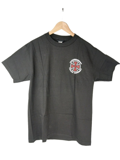 Independent FN FIll Cross Regular Black Red White Size M S/s Shirt