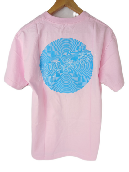 Quasi Q 3D Logo Pink White Size M S/s Shirt