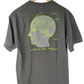Creature Creature Fiend Skull Back Print Black Green Grey Size M S/s Pocket Shirt
