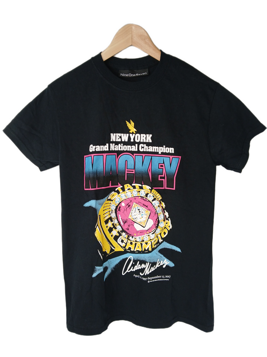 Nine One Seven 917 Aiden Mackey Grand National Champion Ring Black Multi Mens Size Small S/s Vintage Shirt