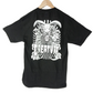 Creature Goat White Black Front & Back Print Size M S/s Vintage Shirt