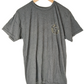 Obey Savage Posse Skull & Shield Graphic Charcoal Grey Olive Size L S/s Vintage Shirt