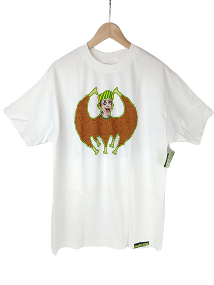 Shake Junt Braydon Szafranski Fried Chicken Batman Chicken Bone Nowison White Green Multi Size L S/s Vintage Shirt