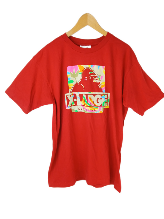 X-Large Gorilla Red Multi Size L S/s Vintage Shirt