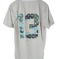 Asphalt Yacht Club AYC A Stars Logo Heather Gray Camo Multi White Stars Size M S/s Vintage Shirt