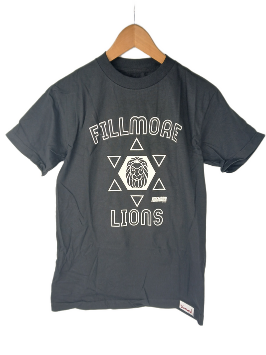 Fillmore Wheels Lions Black White Size S S/s Vintage Shirt