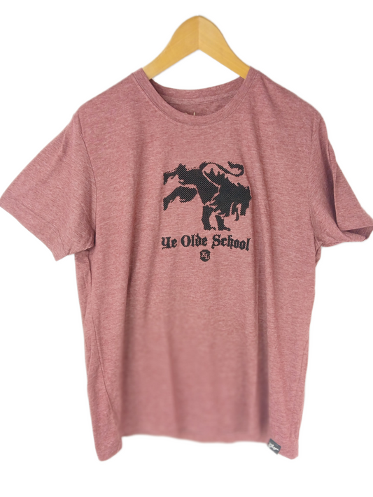 X-Large "Ye olde school" Red Black Size M S/s Shirt