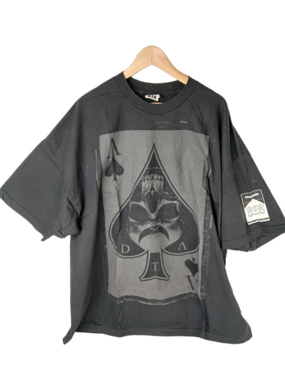 DTA Spade Skull Black Grey Size XXXL S/s Shirt
