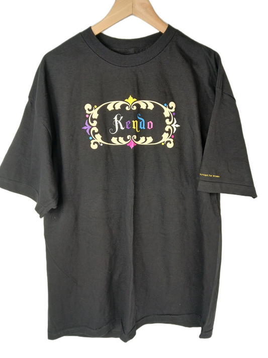 Kendo Chest Logo Black Size XL S/s Shirt