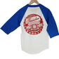 Thunder Bottle Cap White Blue Red Size S Baseball T