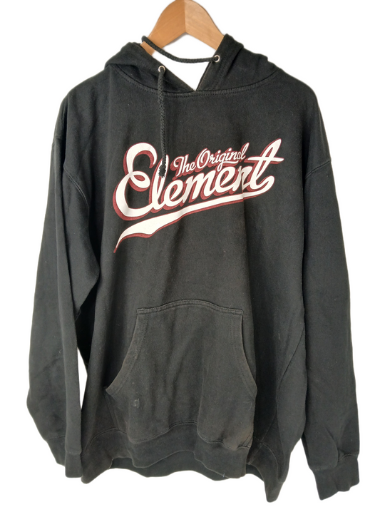 Element The Original Element Black White Red Size L L/s Hooded Sweatshirt
