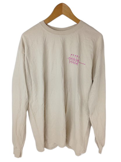 Brain Dead Mondo Brain Dead Tan Purple Size M L/s Vintage Shirt