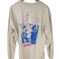 Brain Dead Mondo Brain Dead Tan Purple Size M L/s Vintage Shirt