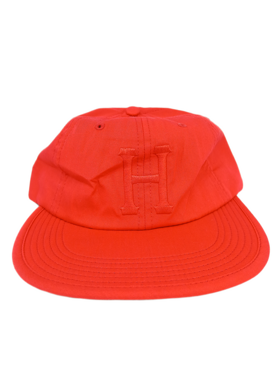 HUF Formless Classic H Red One Size Fits All 6 Panel Strapback Hat