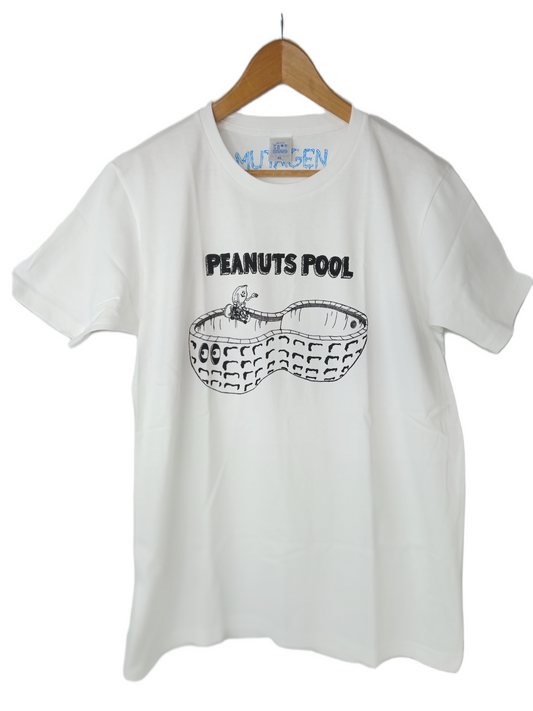 Mutagen Peanuts Pool Black White Size XL S/s Vintage Shirt