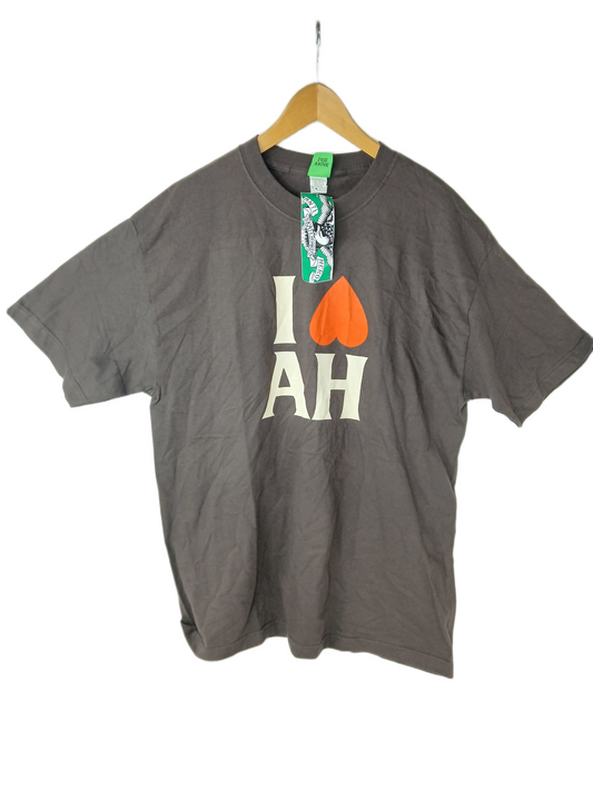 Anti-Hero I Heart AH Brown Tan Red Size XL S/s Vintage Shirt
