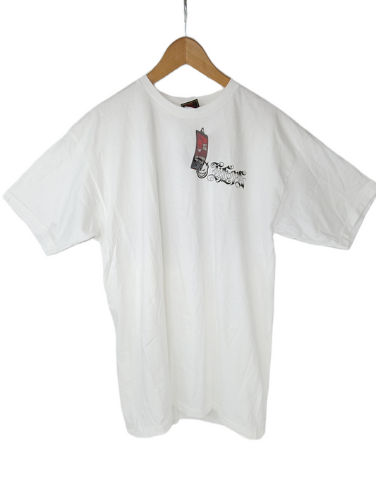 Spitfire Lifers Chest Logo White Black Size L S/s Shirt