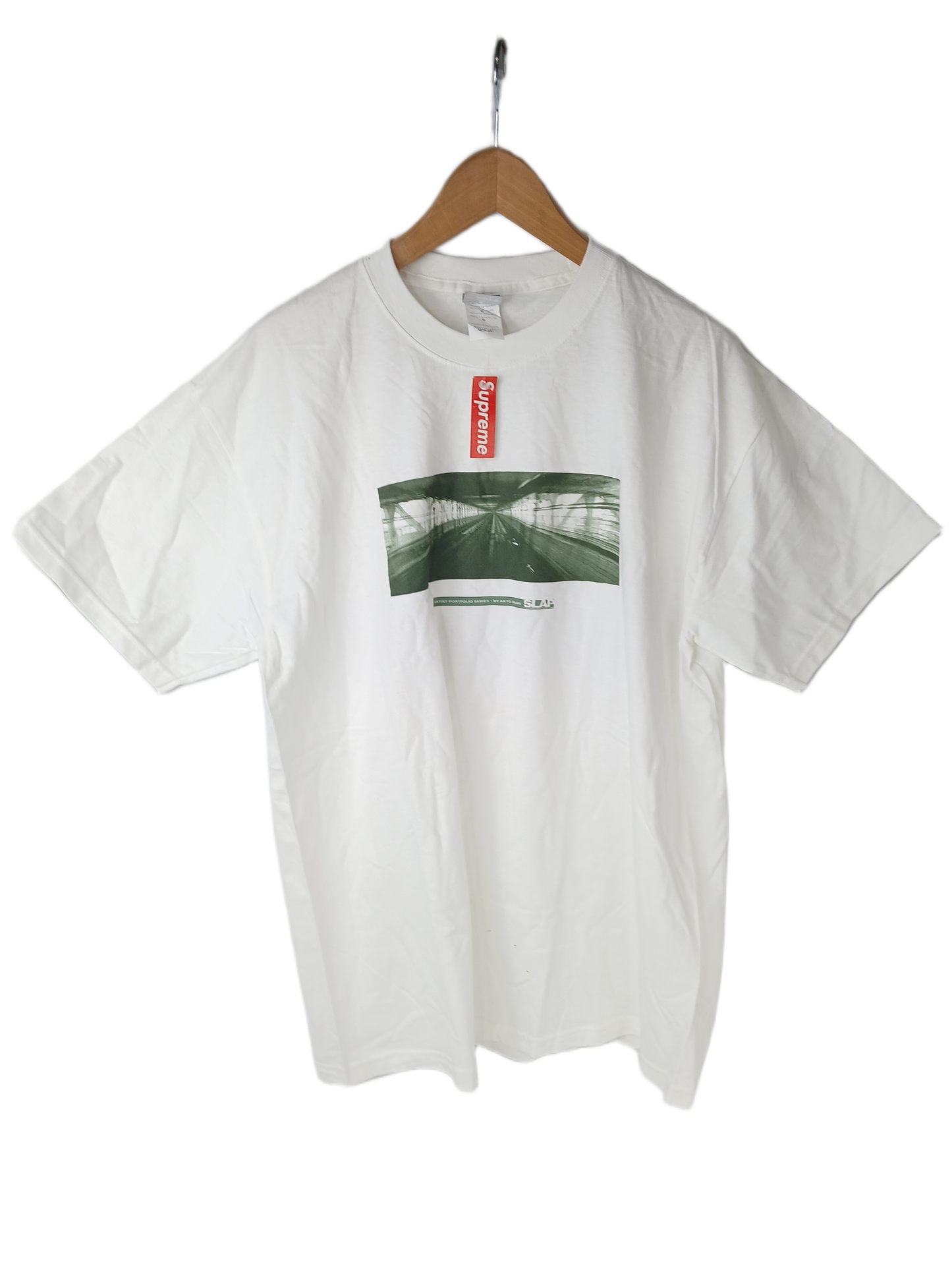 Slap Arto Saari Subway Photo White Green Size L S/s Shirt