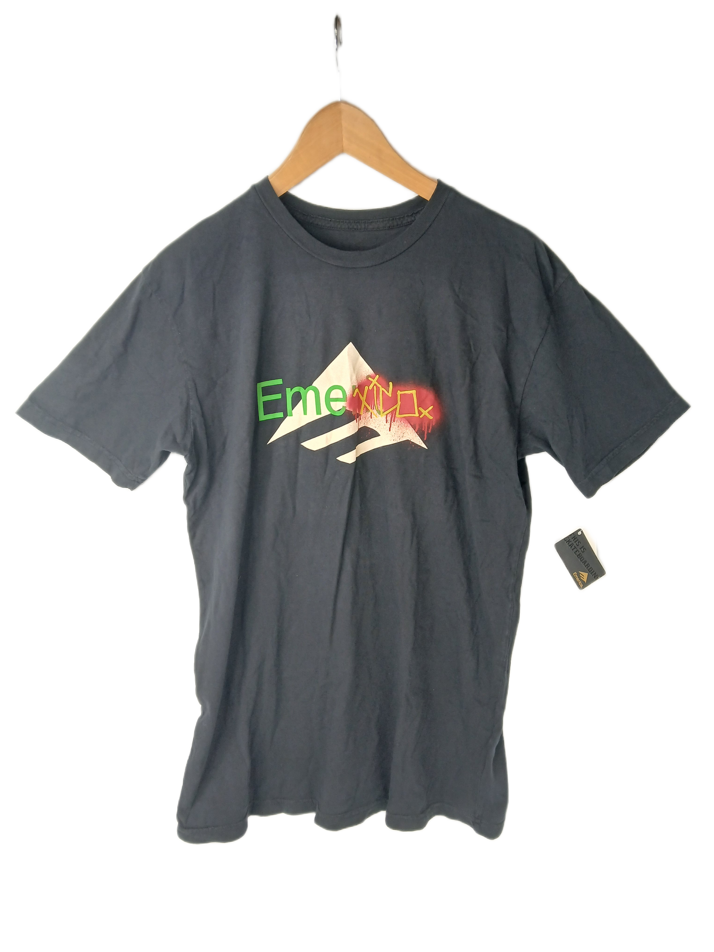 Emerica Emexico Black Size L S/s Shirt