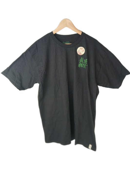 Altamont Chest logo Black Green Size L S/s Shirt
