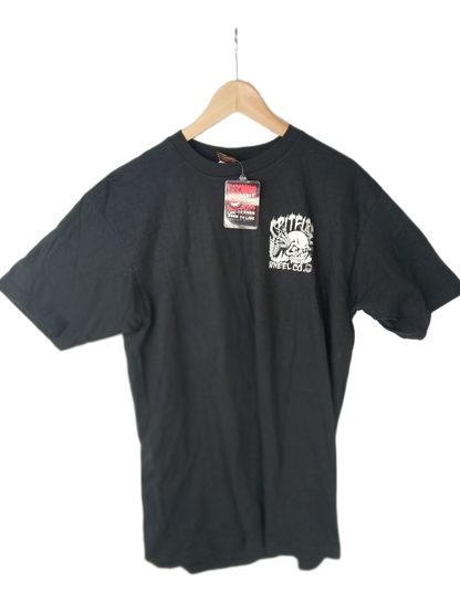 Spitfire Skull Hotrod Black White Size L S/s Shirt