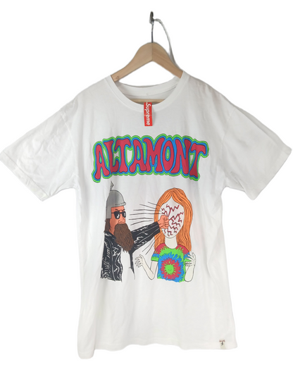 Altamont Matthew White Multi Color Size XL S/s Shirt