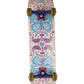 Element Bam Margera Butterflys & Fishies White Blue Pink Complete With Signature BAM Destructo Trucks Size 7.5" Vintage Complete Skateboard