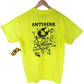 Anti-Hero Maka Lassai DIY Back Print Neon Yellow Black Size L S/s Vintage Shirt